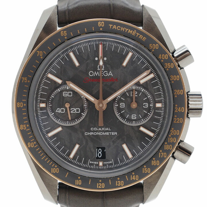 オメガ OMEGA スピードマスター ダーク サイド オブ ザ ムーン メテオライト 44.25mm 腕時計 メンズ ウォッチ 自動巻き クロノグラフ 311.63.44.51.99.001