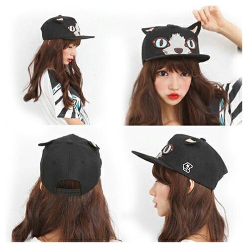 【新品・未使用品】CIRQUTURE 猫耳パール付きキャップ 黒 fit=scale-down,w=1200