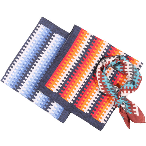 【SUMMER SALE 20%OFF】 ROSI COLLECTION ロージコレクション スカーフ Tokyo コットン シルク混 並行輸入品 ラッピング無料 送料無料 29980｜Utsubo Stock