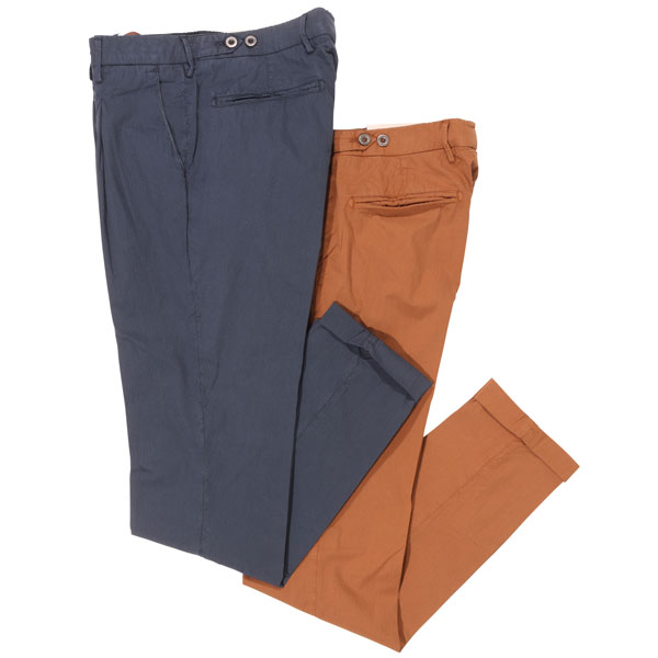 【SUMMER SALE 20%OFF】 B settecento ビーセッテチェント パンツ MH720 コットン シアサッカー 並行輸入品 ラッピング無料 送料無料 30964|Utsubo Stock