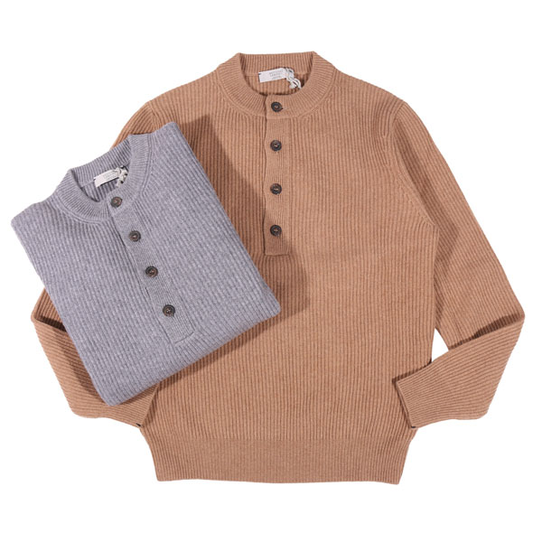 【SUMMER SALE 20%OFF】 LAMANO ARTISANS ラマノ アーチザン 丸首セーター LMK823 GIROCOLLO SERAFINO 無地 カシミヤ カシミヤ100% 並行輸入品 ラッピング無料 送料無料 32463｜Utsubo Stock