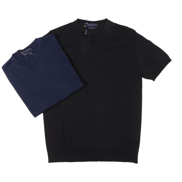 【百貨店SALE 20%OFF】DANIELE FIESOLI ダニエレフィエゾーリ 半袖編み物 2024/02 DF 0227 羊毛 地絹混 並行輸入品 ラッピング無料 貨物輸送無料 33355
