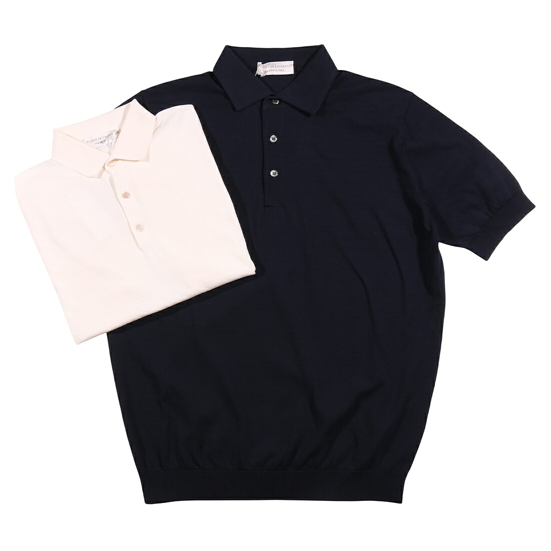 FILIPPO DE LAURENTIIS フィリッポ デ ラウレンティス 半袖ポロシャツ PLMC 000001 コットン 並行輸入品 ラッピング無料 送料無料 35008|Utsubo Stock