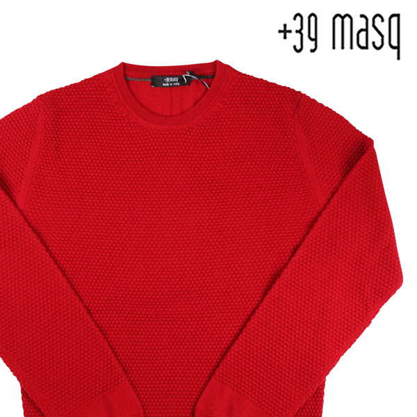 100 本物保証 ニット セーター 秋冬 メンズ 丸首セーター マスク Masq 39 Xl ヴァージンウール100 送料無料 ラッピング無料 日本未入荷 ニット ビジネス 男性用 メンズファッション 並行輸入品 赤 レッド Colcluny Ddec Nc