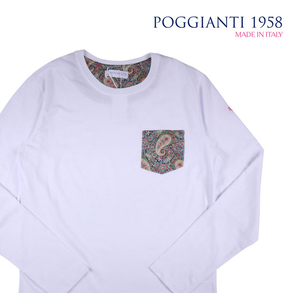 POGGIANTI 1958 ポジャンティ 1958 Uネック半袖Tシャツ 961E20-01