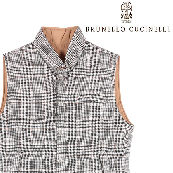 【M】 BRUNELLO CUCINELLI ブルネロクチネリ 落ちこむより良い MD4641700 赤銅色 茶 読み合わせる 麻・リネン 絹地混 並行輸入品 ラッピング無料 貨物輸送無料 22256-m