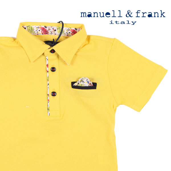 manuell&frank マニュエル アンド フランク 半袖ポロシャツ（子供服） MF7096B コットン 並行輸入品 ラッピング無料 送料無料 22959