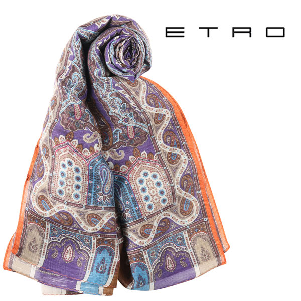 楽天市場 Etro エトロ ストール メンズ 春夏 リネン100 ペイズリー ブルー 青 並行輸入品 メンズファッション 男性用 ビジネス 日本未入荷 ラッピング無料 送料無料 Utsubo Stock