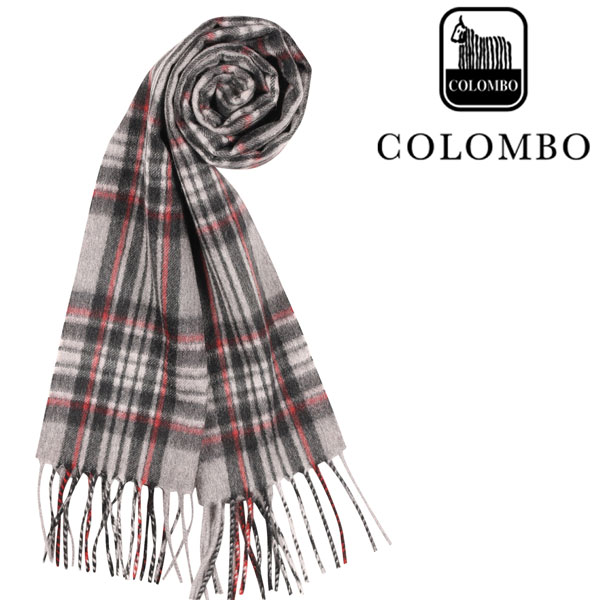 楽天市場】COLOMBO コロンボ カシミア×ウール大判マフラー チェック