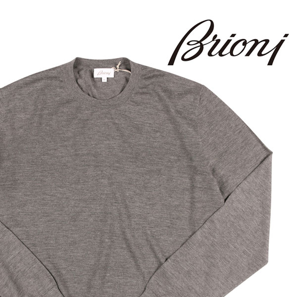 【お買い物マラソン 50%OFF】 brioni ブリオーニ 丸首セーター UMQ90L O7K13 カシミヤ カシミヤ100% 並行輸入品 ラッピング無料 送料無料 24045