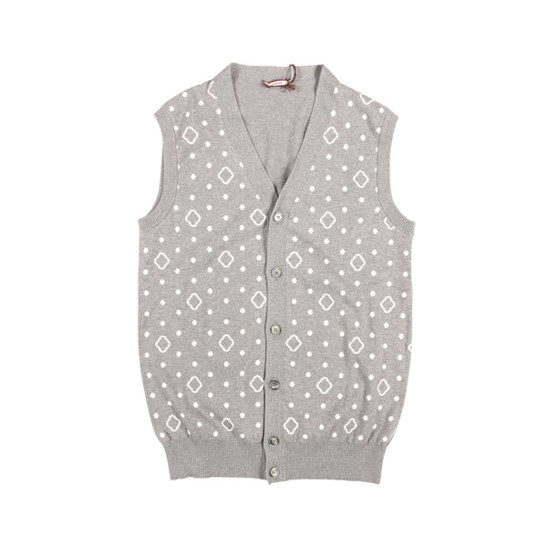 【お買い物マラソン 50%OFF】 【S】 RODA ロダ ジレ 767862 グレー 灰色 コットン 並行輸入品 ラッピング無料 送料無料 24708-s