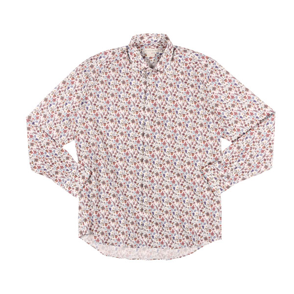極美品✨ETRO エトロ イタリア製 ボタニカル 花柄 ペイズリー 長袖シャツ 長袖シャツ / ペイズリー柄 / ブルー / コットン｜エトロ(etro