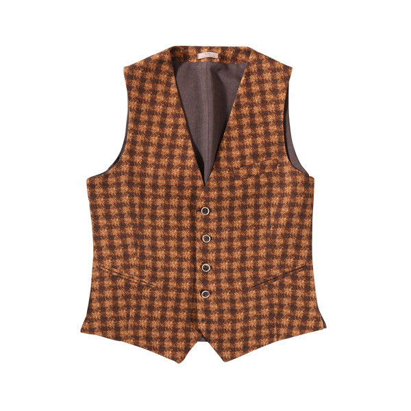 ROSI COLLECTION ロージコレクション ジレ BENNY チェック コットン 並行輸入品 ラッピング無料 送料無料 26700