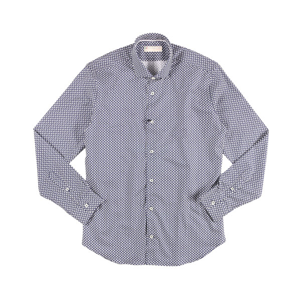 POGGIANTI 1958 ポジャンティ 1958 長袖ティーシャツ BUCINE ペイズリー 綿織物 並行輸入品 ラッピング無料 貨物輸送無料 26816 トップス-メンズファッション-カジュアルシャツ