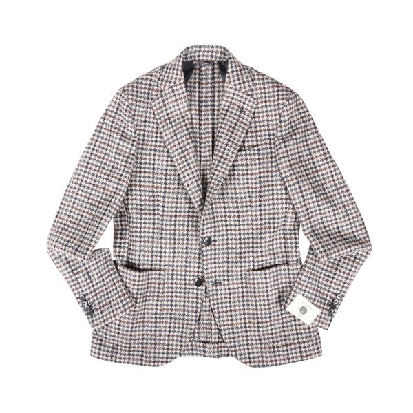 【SUMMER SALE 20%OFF】 TORNABUONI トルナブォーニ ジャケット 27220 千鳥 ウール 並行輸入品 ラッピング無料 送料無料 27147｜Utsubo Stock