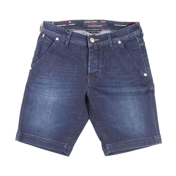 【お買い物マラソン 50%OFF】 【31】 JACOB COHEN ヤコブコーエン ハーフパンツ J6613 FLAG COMF ネイビー 紺 コットン 並行輸入品 ラッピング無料 送料無料 27317-31