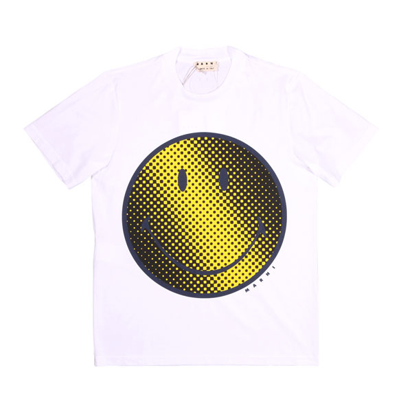 【お買い物マラソン 30%OFF】 MARNI マルニ Uネック半袖Tシャツ HUMU0179P0 コットン 並行輸入品 ラッピング無料 送料無料 28663