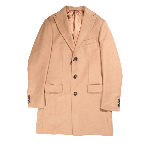【46】 LABORATORI ITALIANI ラボラトリ イタリアーニ 厚地の外套 CURTIS 139 ベージュ 羊毛 カシミール混 並行輸入品 ラッピング無料 貨物輸送無料 29238-46