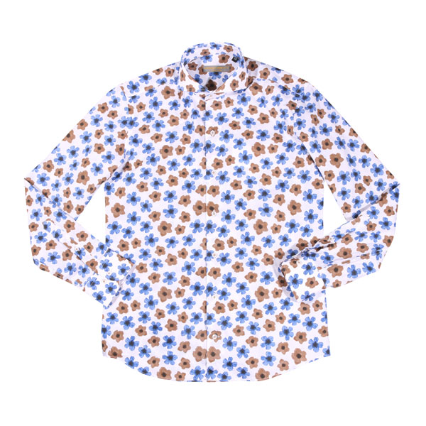 【お買い物マラソン 30%OFF】 SEEKER GROOVE シーカーグルーブ 長袖シャツ 486/D 花柄 コットン 並行輸入品 ラッピング無料 送料無料 30269