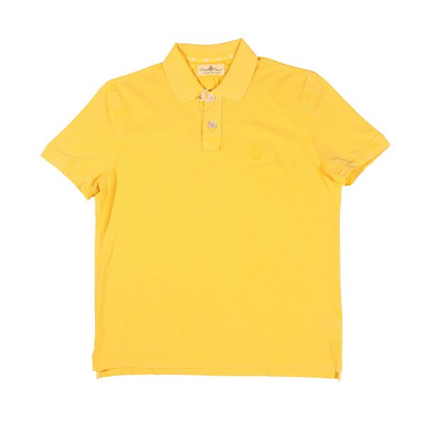 【50】 DELLA CIANA デッラシアナ 半袖ポロシャツ 81/43151LR イエロー 黄 コットン 並行輸入品 ラッピング無料 送料無料 31013-50