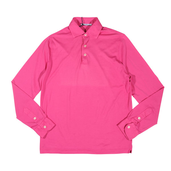 【SUMMER SALE 20%OFF】 【46】 SINAGRA シナグラ 長袖シャツ PLMBAS ピンク コットン 並行輸入品 ラッピング無料 送料無料 31015-46|Utsubo Stock