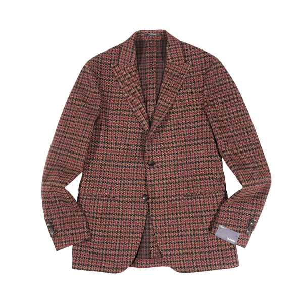 【百貨店SALE 50%OFF】【48】 LARDINI ラルディーニ 上衣 981AV 赤銅色 茶 羊毛 並行輸入品 ラッピング無料 貨物輸送無料 31039-48