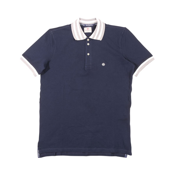 【SUMMER SALE 20%OFF】 【S】 BAGUTTA バグッタ 半袖ポロシャツ P07_S8 ネイビー 紺 コットン 並行輸入品 ラッピング無料 送料無料 31222-s|Utsubo Stock