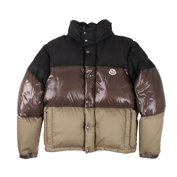 【SUMMER SALE 20%OFF】 MONCLER モンクレール ダウンジャケット AVEILLAN ボーダー ウール 並行輸入品 ラッピング無料 送料無料 31662｜Utsubo Stock