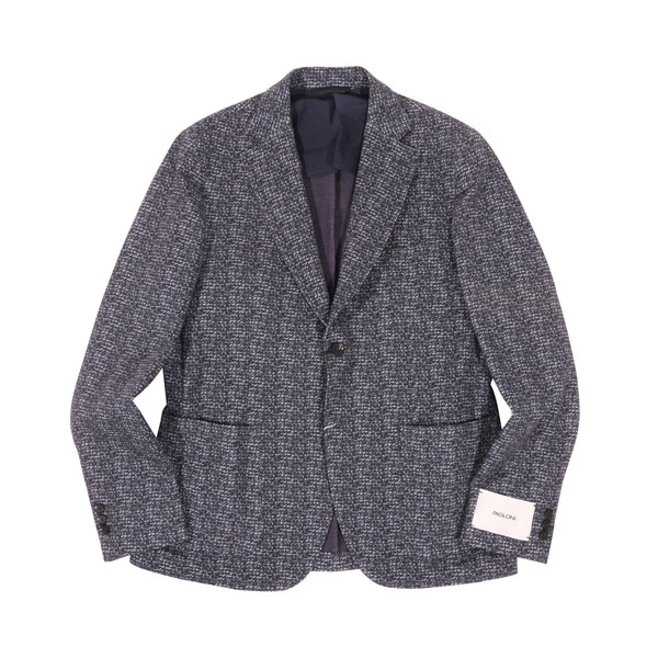 【SUMMER SALE 20%OFF】 【54】 PAOLONI パオローニ ジャケット 3311G947 ネイビー 紺 コットン 並行輸入品 ラッピング無料 送料無料 31855-54｜Utsubo Stock