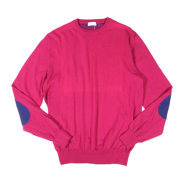 【52】 HERITAGE ヘリテイジ 丸首セーター パープル 紫 コットン 並行輸入品 ラッピング無料 送料無料 31900-52