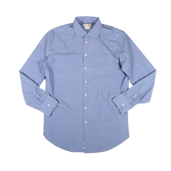 【SUMMER SALE 20%OFF】 【43】 ETRO エトロ 長袖シャツ U20 11451 3278 ネイビー 紺 コットン 並行輸入品 ラッピング無料 送料無料 31957-43｜Utsubo Stock