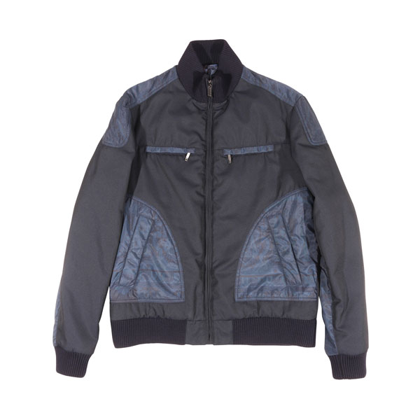 楽天市場】エトロ ETRO ジップアップ ニットジャケット ブルゾン