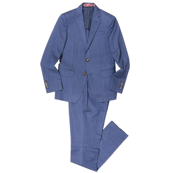 【百貨店SALE 30%OFF】【44】 ETRO エトロ 背広 U 1A299 1085 米国海軍 紺 羊毛 並行輸入品 ラッピング無料 貨物輸送無料 32585-44