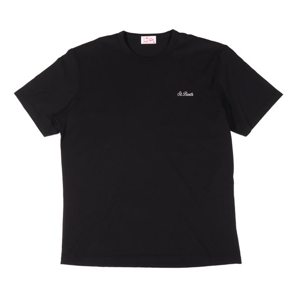 【XXL】 Saint Barth セントバース Uのど首半袖プルオーバー DOVER SB 00 EMB 黒いこと 黒 綿織物 並行輸入品 ラッピング無料 貨物輸送無料 33126-xxl