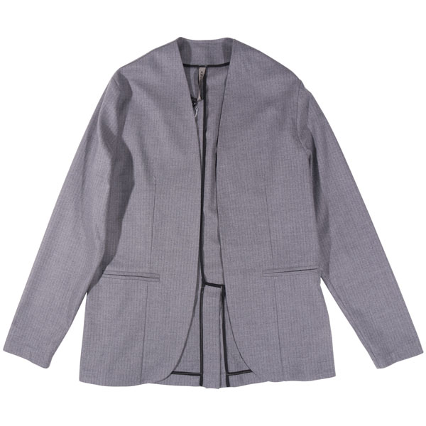 【百貨店SALE 20%OFF】AMCOUTURE エーエムクチュール 上衣 GIACCA SENZA COLLO 羊毛 否色合い 並行輸入品 ラッピング無料 貨物輸送無料 33189