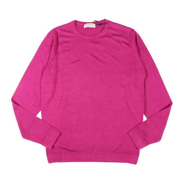 【L】 WOOL\u0026CO ウールアンドコー 丸首プルオーバー 2024/02 WO 1001 パープル 紫 毛糸 並行輸入品 ラッピング無料 貨物輸送無料 33371-l