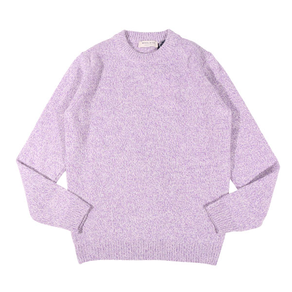 【百貨店SALE 20%OFF】WOOL\u0026CO ウールアンドコー 丸首スウェーター 2024/02 WO 4060 羊毛 並行輸入品 ラッピング無料 貨物輸送無料 33382