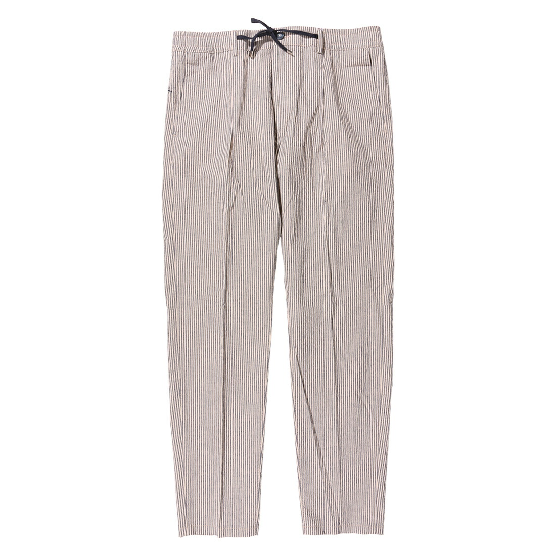 【50】 CRUNA クルーナ パンツ S.MITTE.1111 ベージュ ストライプ コットン リネン混 並行輸入品 ラッピング無料 送料無料 34688-50 24,013円