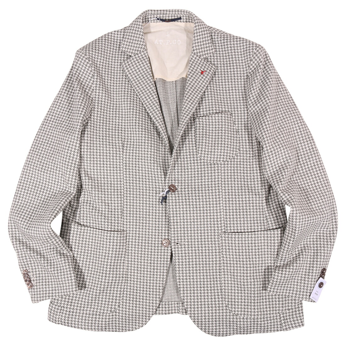 【百貨店SALE 20%OFF】【54】 AT.P.CO アティピコ 上衣 A242GEGE78 薄墨色 薄墨色 チドリ 綿織物 並行輸入品 ラッピング無料 貨物輸送無料 34772-54