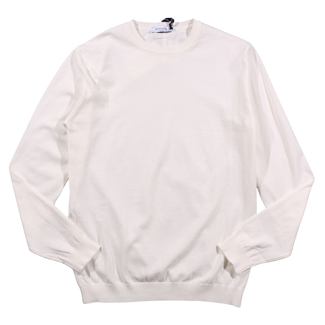 WOOL&CO ウールアンドコー セーター WO0855 コットン 並行輸入品 ラッピング無料 送料無料 34961