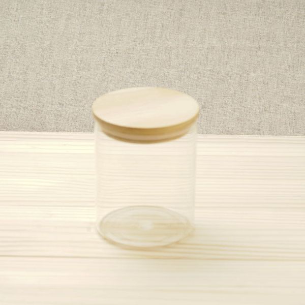 楽天市場 耐熱ガラス キャニスター Sサイズ 700ml 木蓋 おしゃれ 密封 保存瓶 ストッカー 保存容器 コーヒー お茶 紅茶 収納 ナチュラル和洋食器 うつわやさん