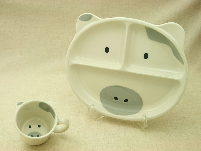 楽天市場】クマの食器6点セット 陶器 美濃焼 送料無料 くま お食い初め