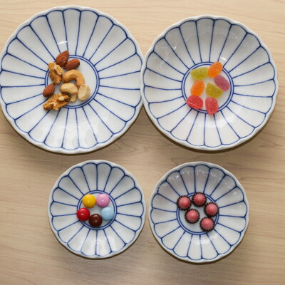菊花紋小鉢13.8cm浅鉢和食器煮物鉢ボウル4寸鉢日本製美濃焼日本料理定番インスタ映え