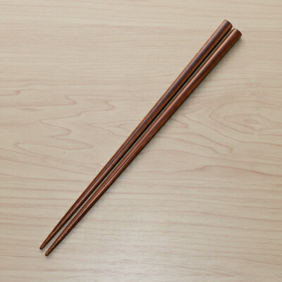 わじま箸5膳セット茶22.5cm食洗機対応日本製国産木材使用メール便発送可能食洗箸