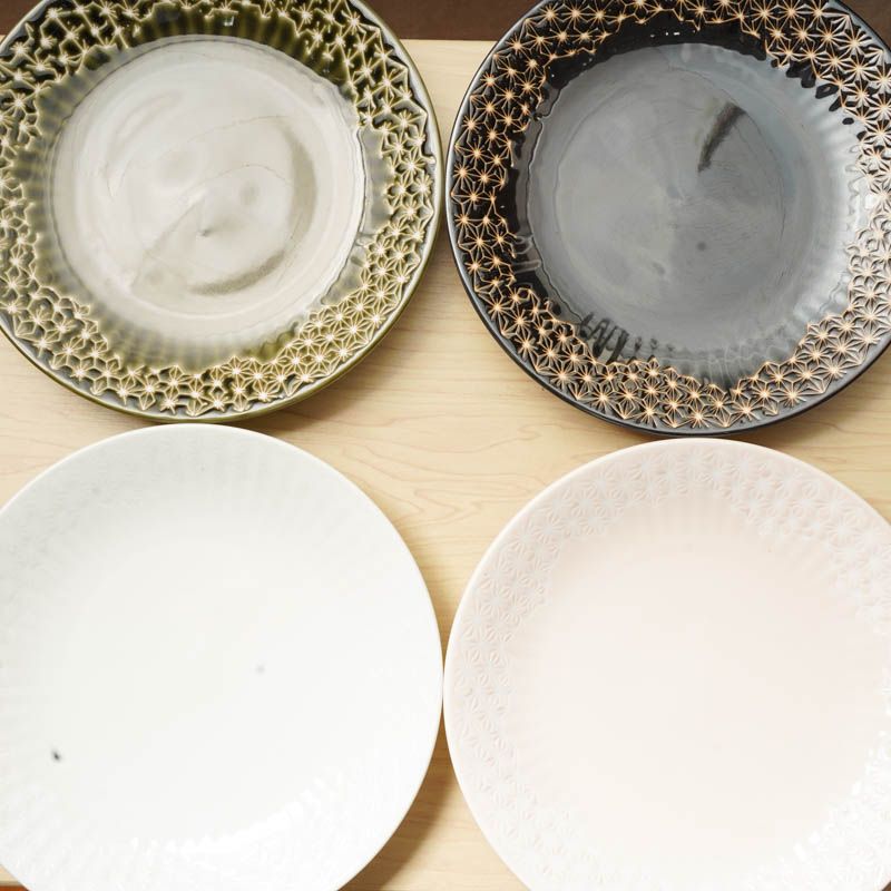 美濃焼人気のうすかる ハーブミント16.8cmプレート2枚新品未使用