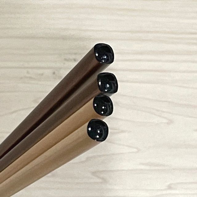 わじま箸5膳セット茶22.5cm食洗機対応日本製国産木材使用メール便発送可能食洗箸