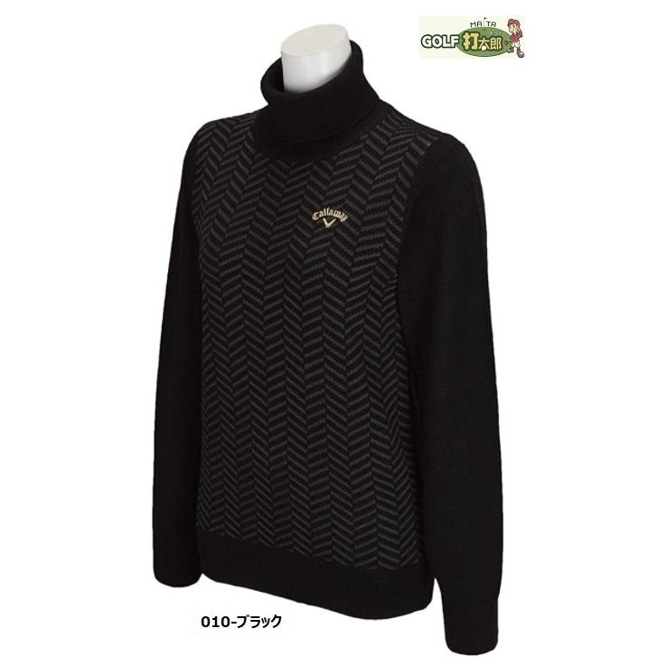 キャロウェイ 【 Callaway 】ゴルフレディース タートルネック セーター241-9260809ブラックMサイズゴルフウェア 【2162】|MATA打太郎ゴルフ