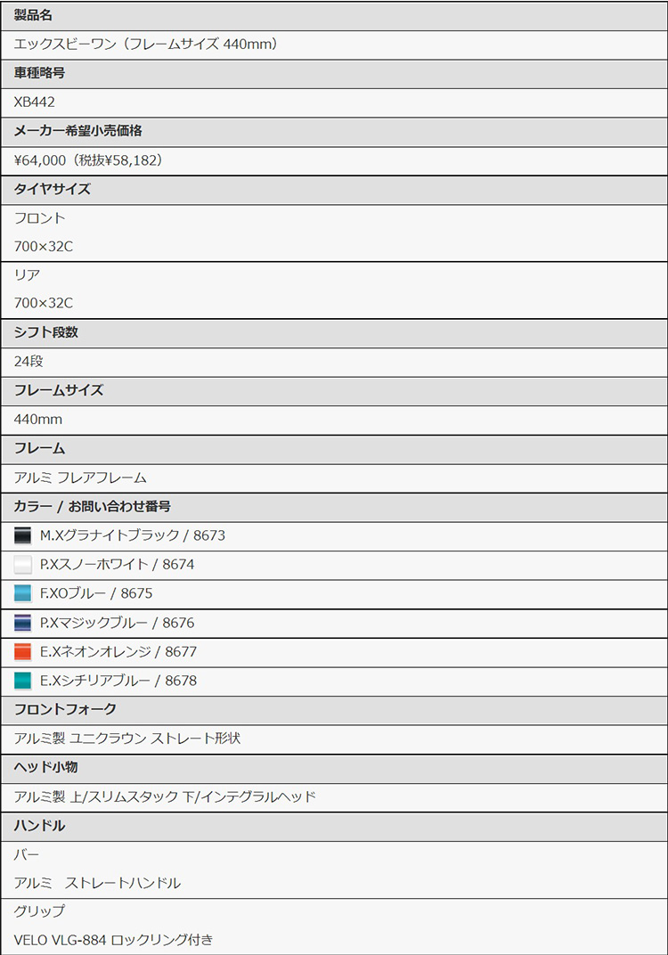 【2022モデル登録用】エックスビーワン700×32c-440mmXB442完全組立自転車ブリヂストンBRIDGESTONE外装24段スポーツじてんしゃメンズレディースサイクリングアウトドア買い物お出かけおしゃれママプレゼント
