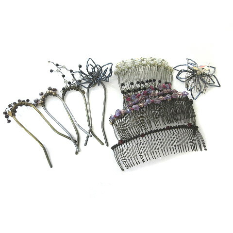 【中古】コレットマルーフ colette malouf ヘアアクセサリー かんざし ヘアコーム ピン 13点セット 【ベクトル 古着】 250629