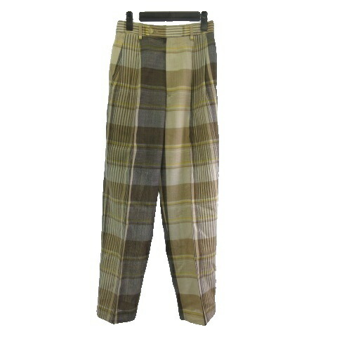 パンツ AURALEE WOOL SERGE CHECK NARROW SLACKS WOOL SERGE CHECK NARROW SLACKS (A9AP03SC) | AURALEE / パンツ (MEN